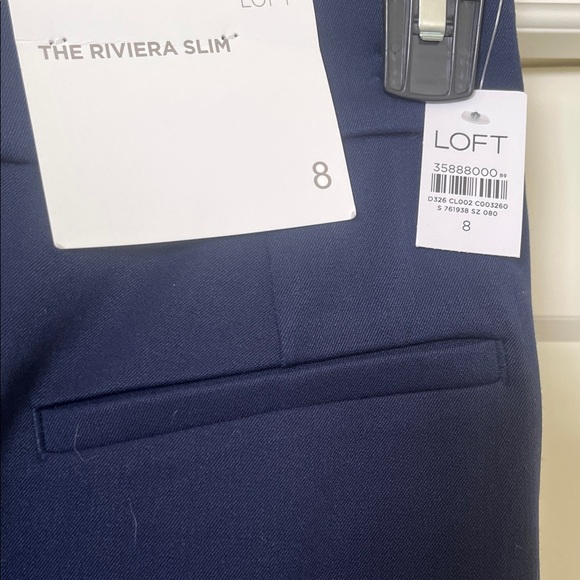 LOFT Women’s Dark Blue Dress Pants - Picture 2 of 5